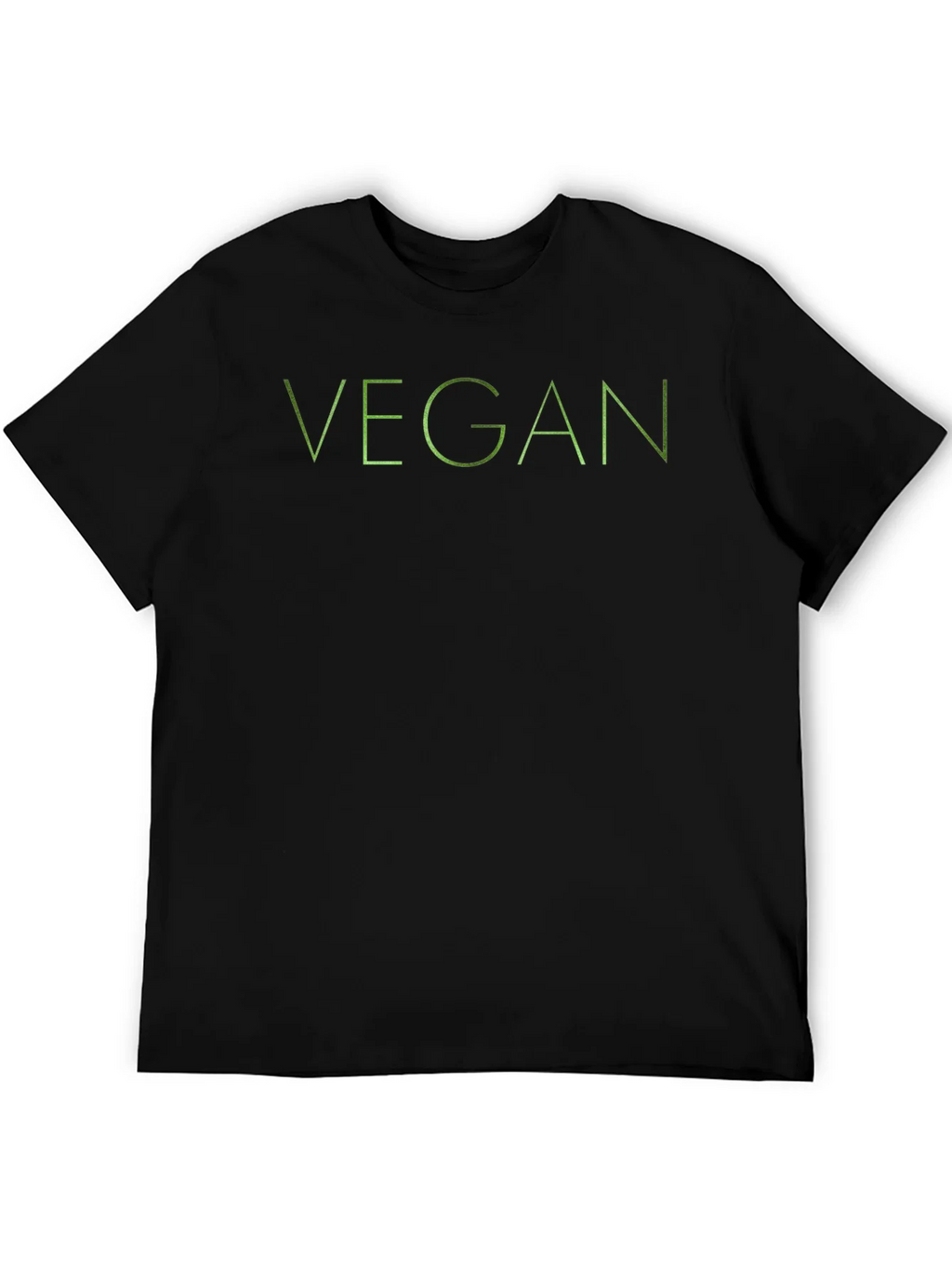 Vegan Graphic T-Shirt - Black Lightweight Casual Wear product image 5