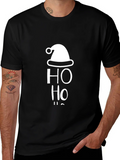 Festive Ho Ho Ho Santa Hat T-Shirt