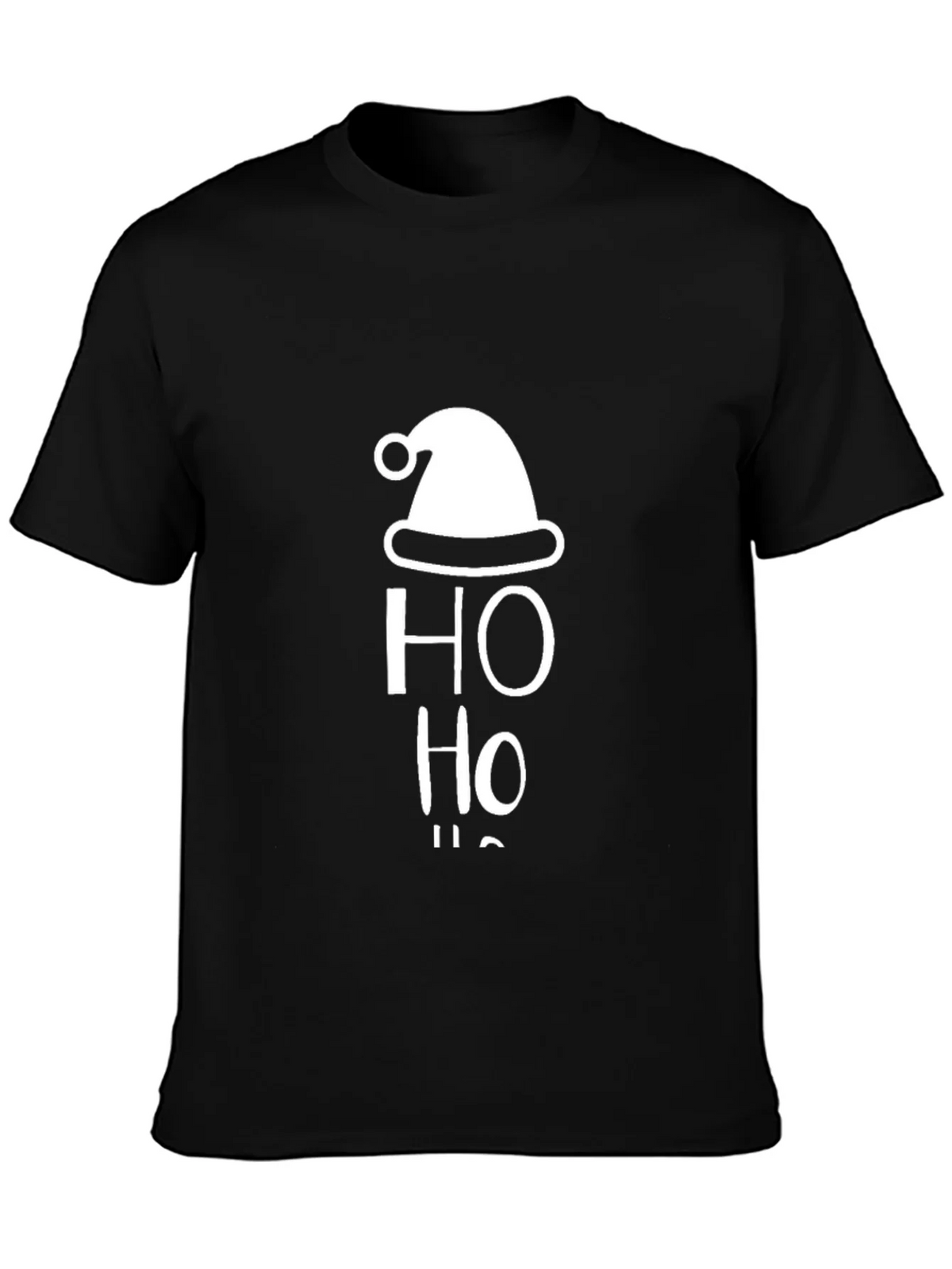 Festive Ho Ho Ho Santa Hat T-Shirt