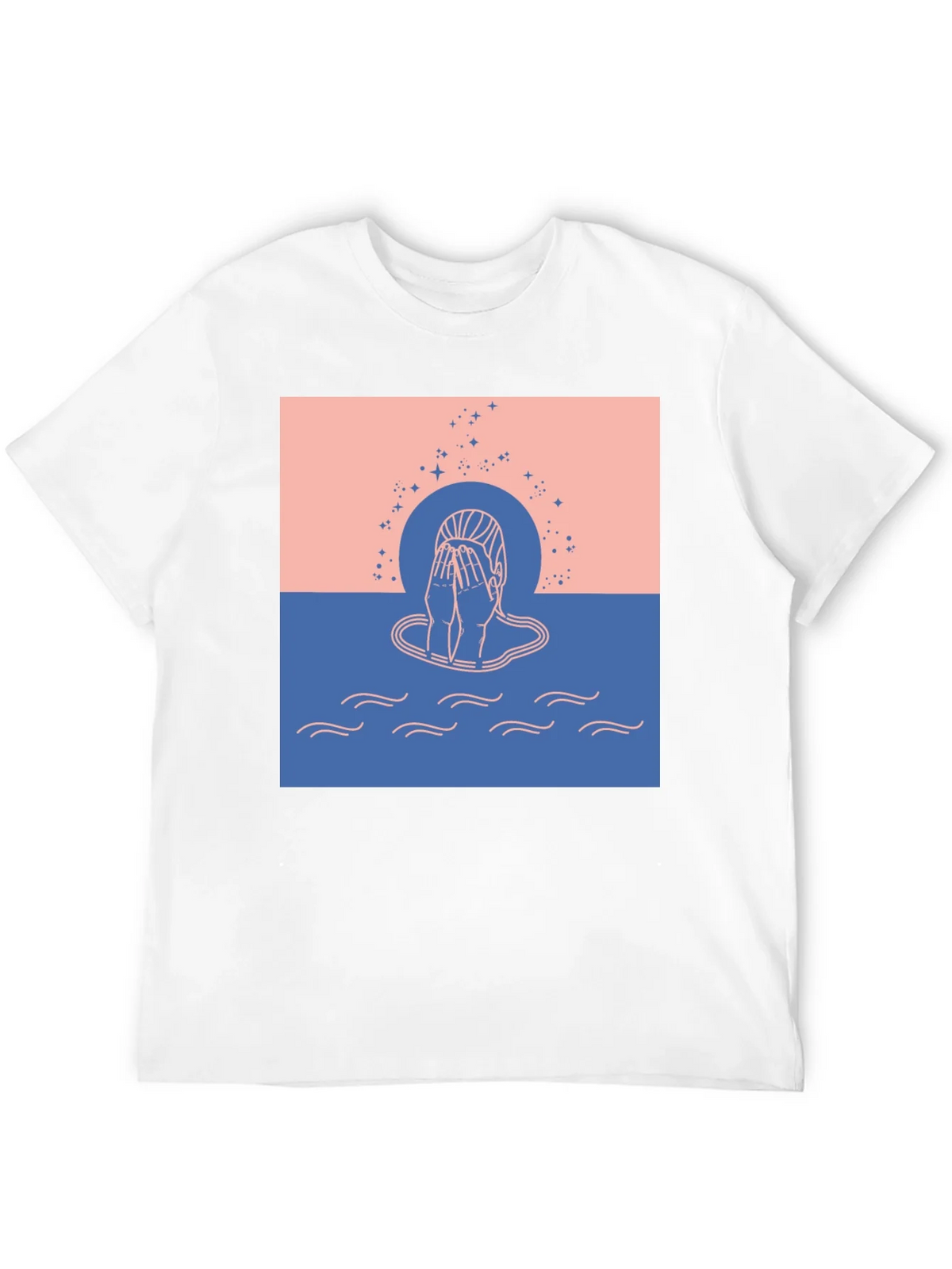 Contemplative Graphic Tee - Unisex Black T-Shirt product image 11