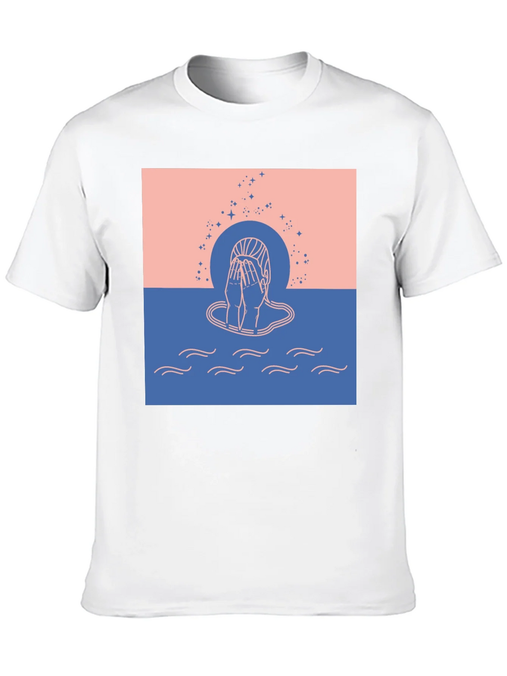 Contemplative Graphic Tee - Unisex Black T-Shirt product image 9