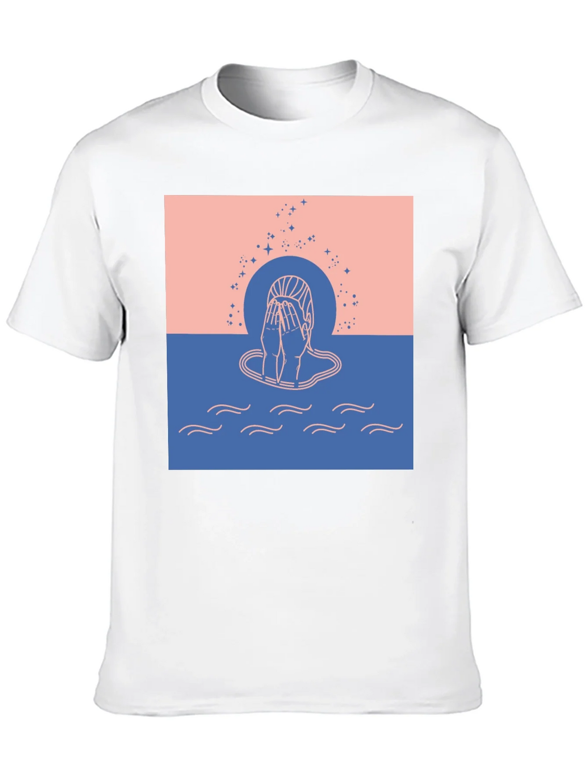 Contemplative Graphic Tee - Unisex Black T-Shirt product image 9