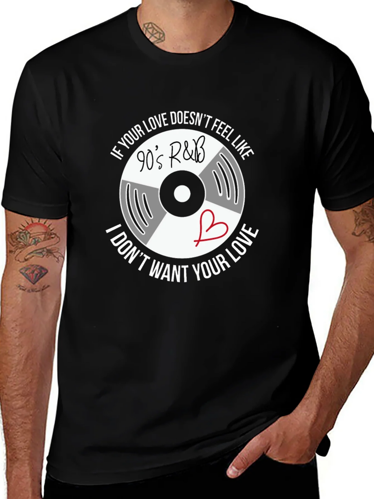 90s R&B Vinyl Graphic T-Shirt product image 1
