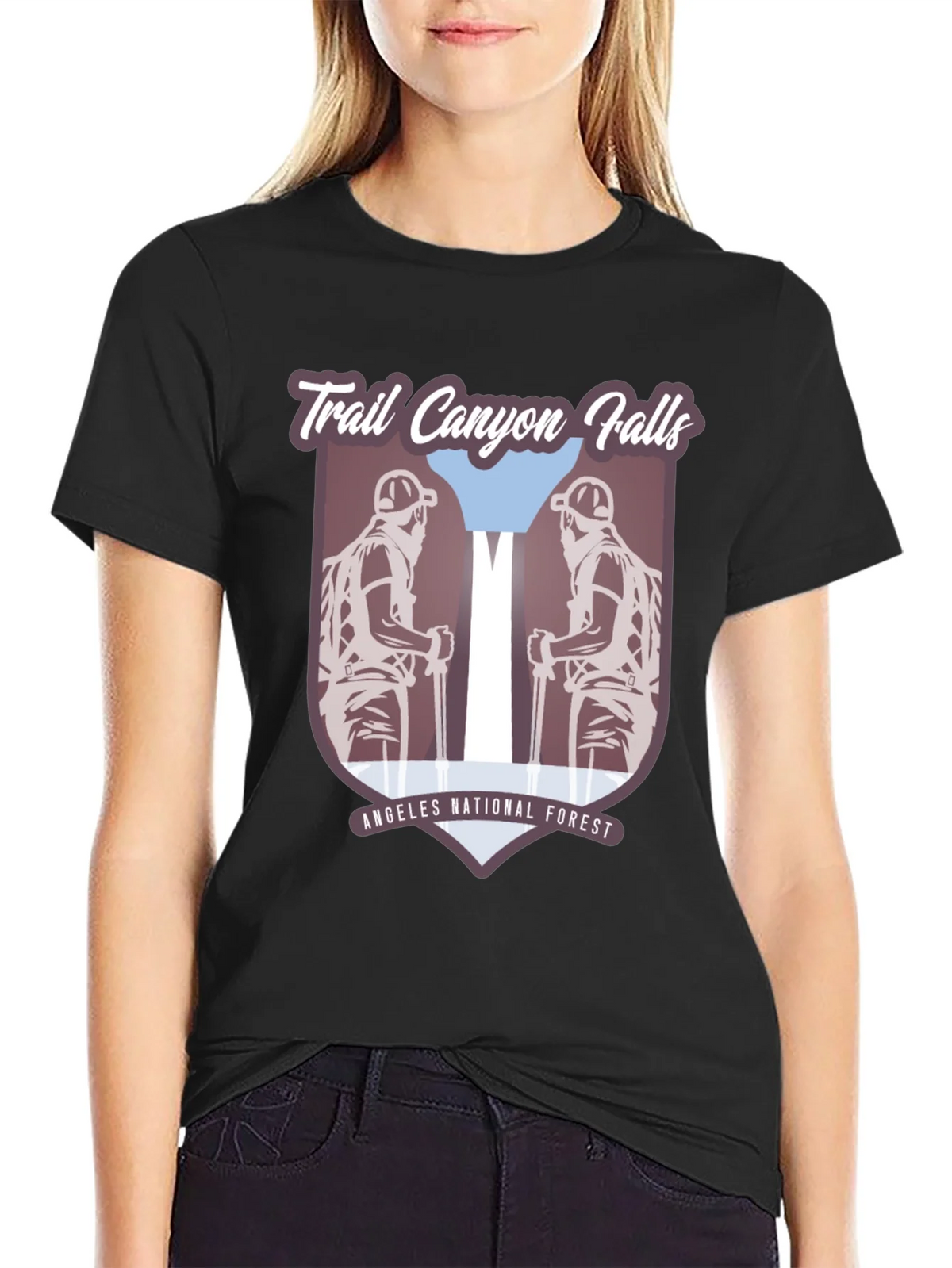 Trail Canyon Falls T-Shirt - Angeles National Forest product image 2