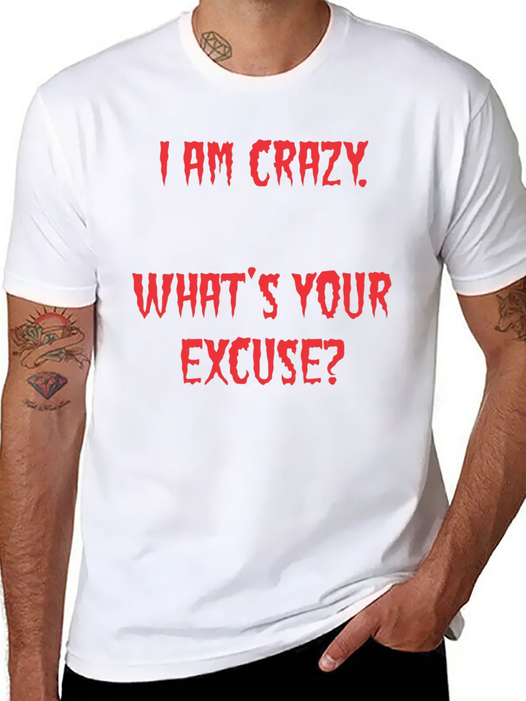 Crazy Excuse Graphic Tee product image 7