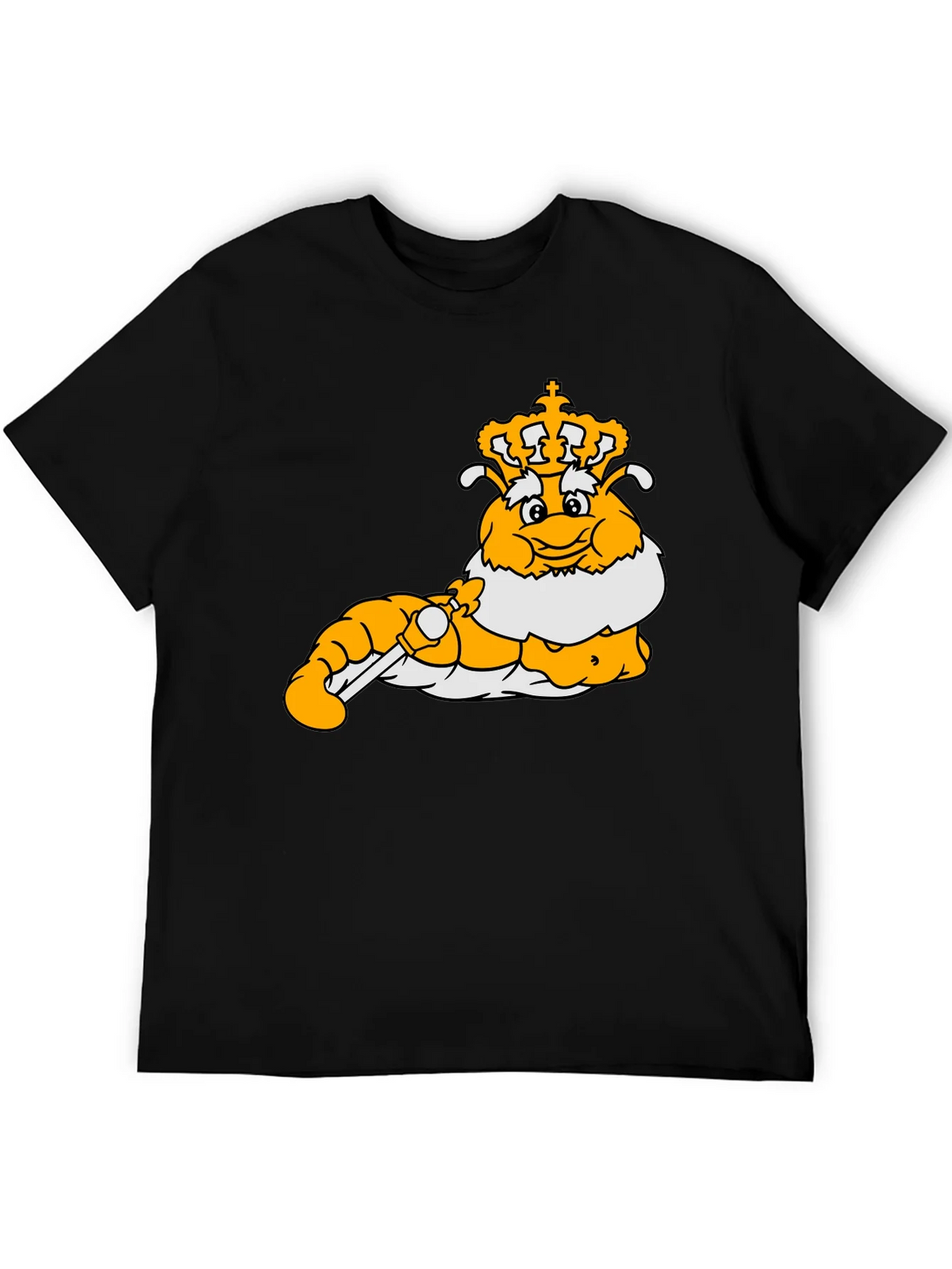 Cartoon Caterpillar King Graphic T-Shirt product image 5
