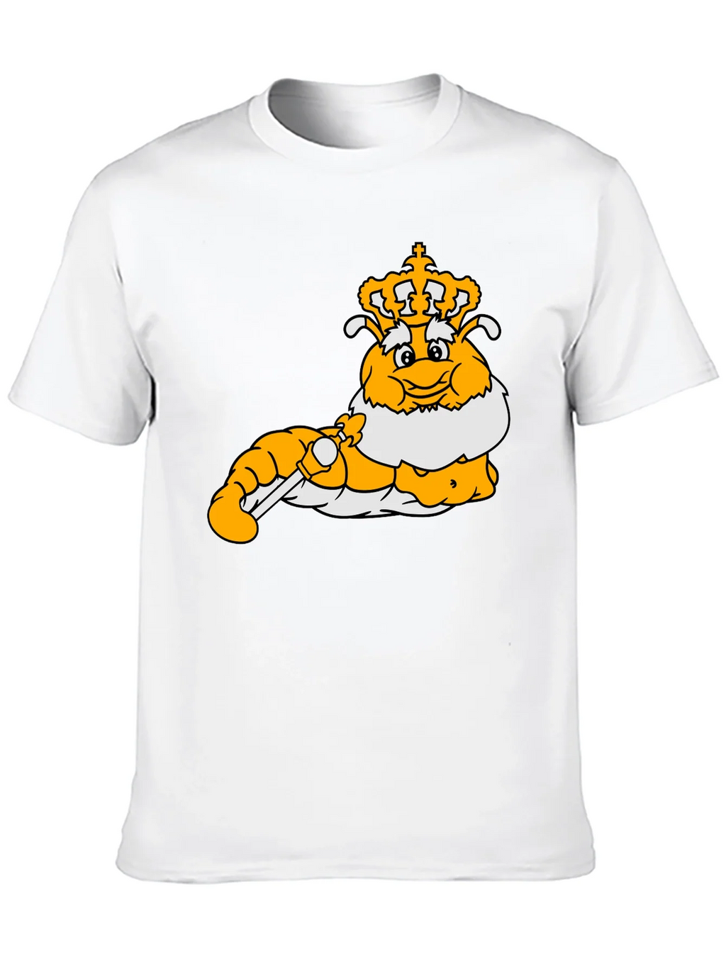 Cartoon Caterpillar King Graphic T-Shirt product image 9