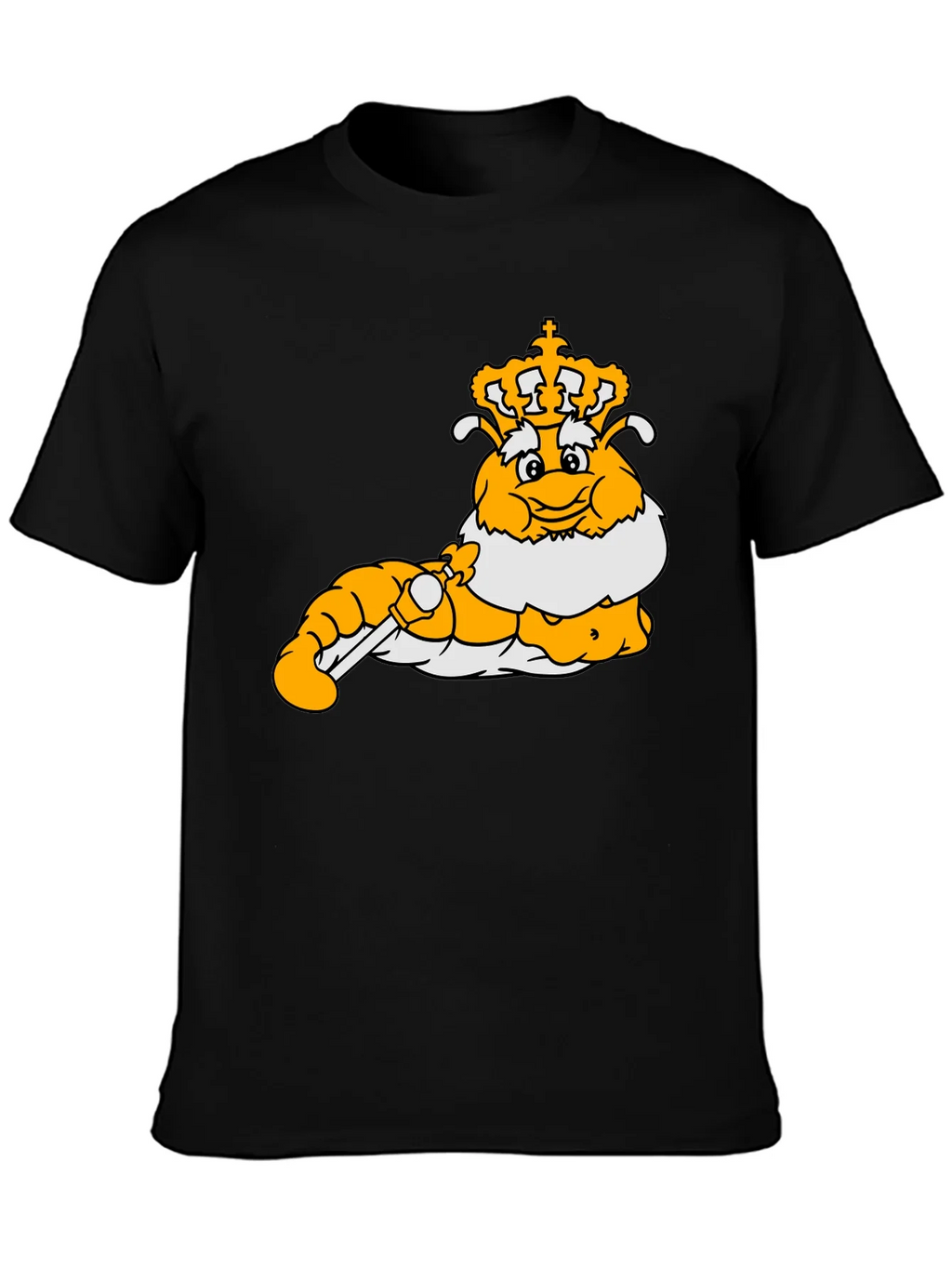 Cartoon Caterpillar King Graphic T-Shirt product image 3