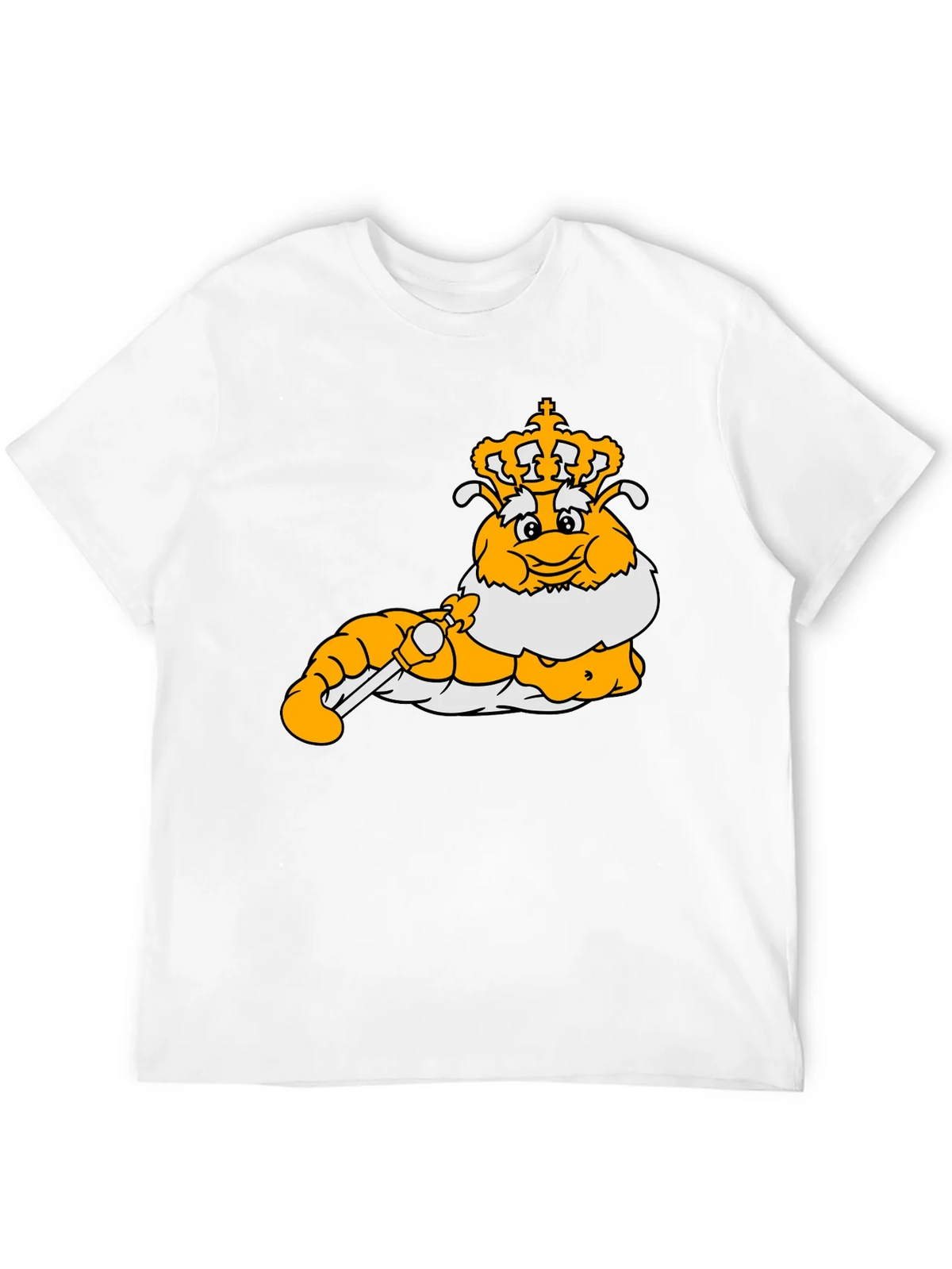 Cartoon Caterpillar King Graphic T-Shirt product image 11