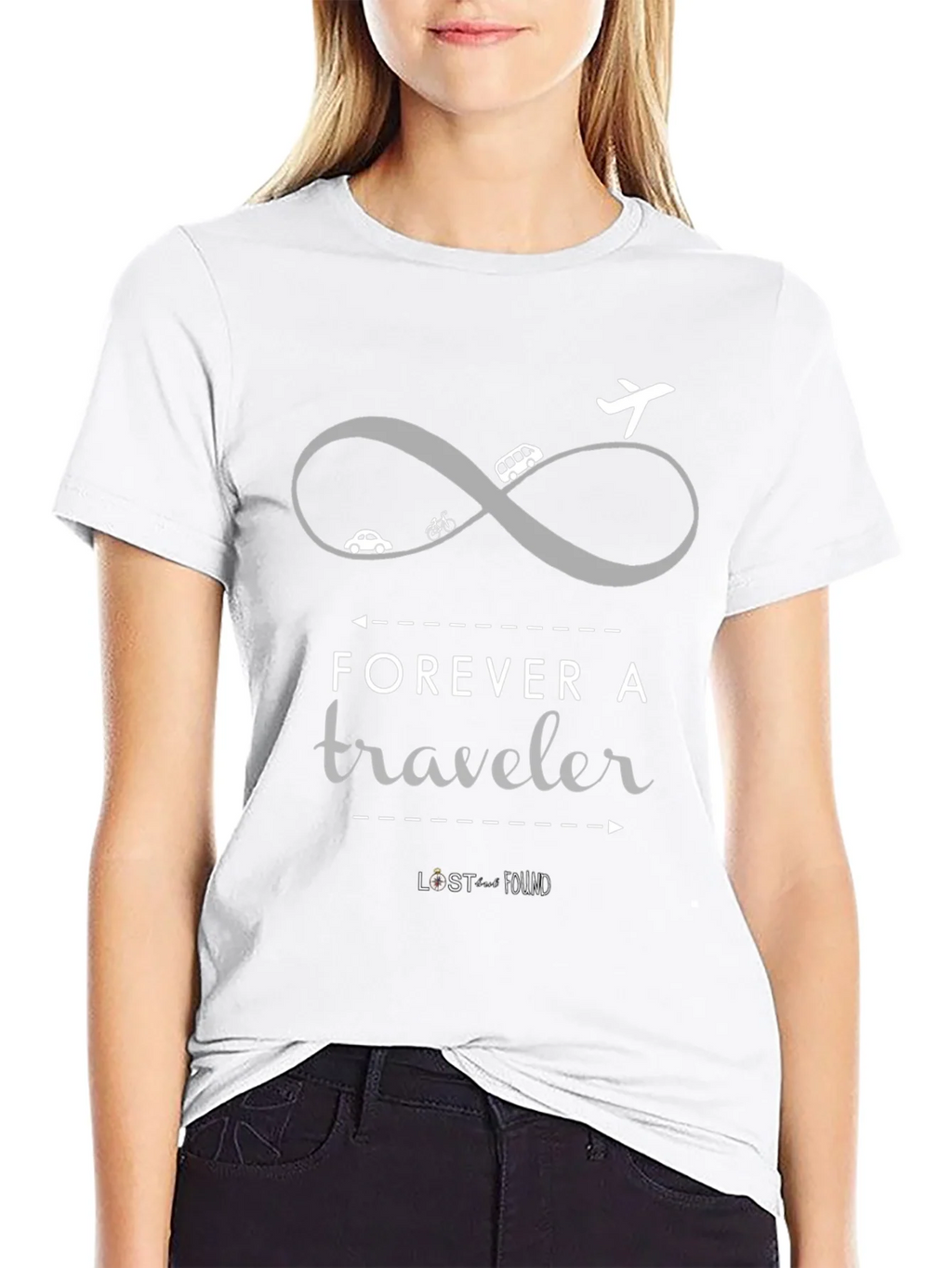 Forever A Traveler Graphic Tee - Black product image 8
