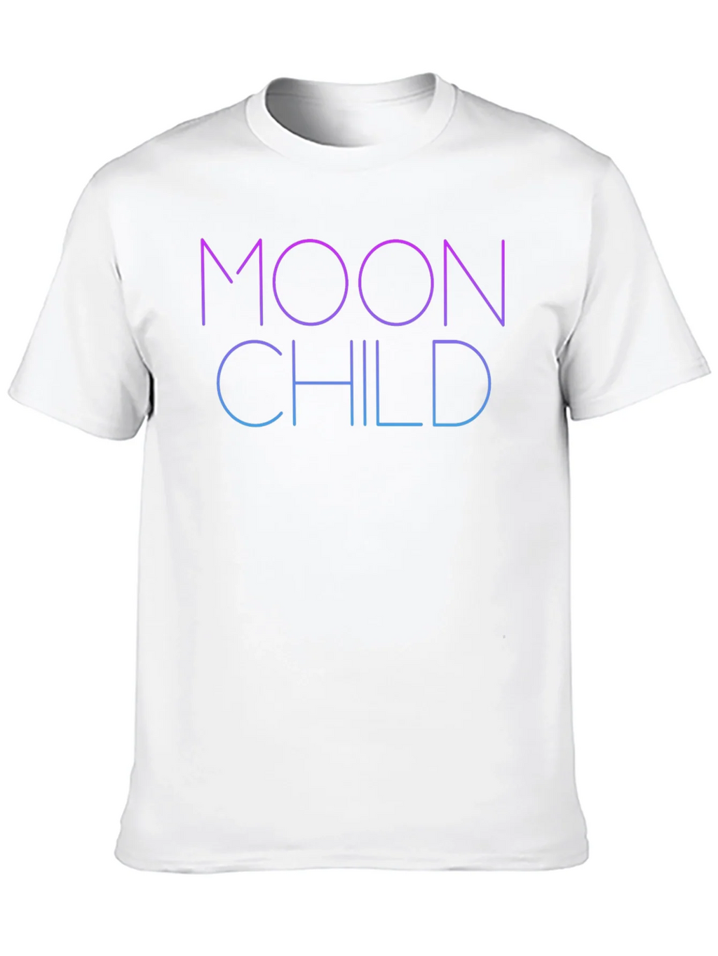 Moon Child Graphic T-Shirt - Black Crew Neck Tee product image 9