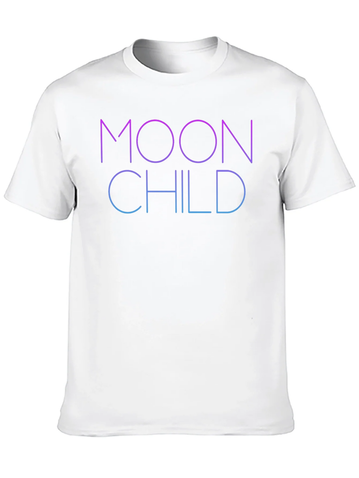 Moon Child Graphic T-Shirt - Black Crew Neck Tee product image 9