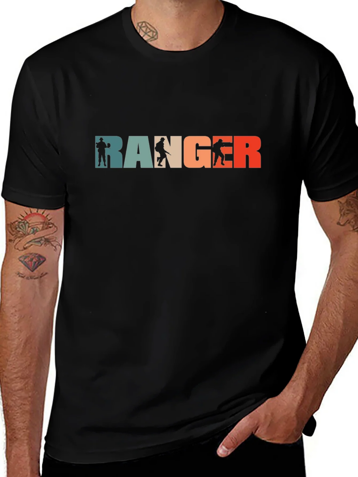 Ranger Graphic Tee - Military Style Casual Shirt product image 1