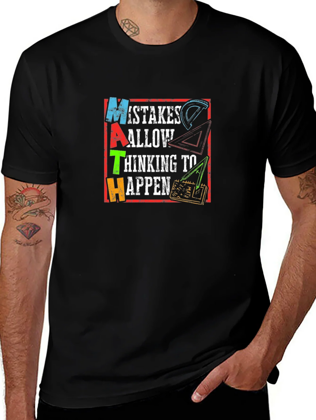 Math Mistakes T-Shirt - Thinking Happens! product image 1