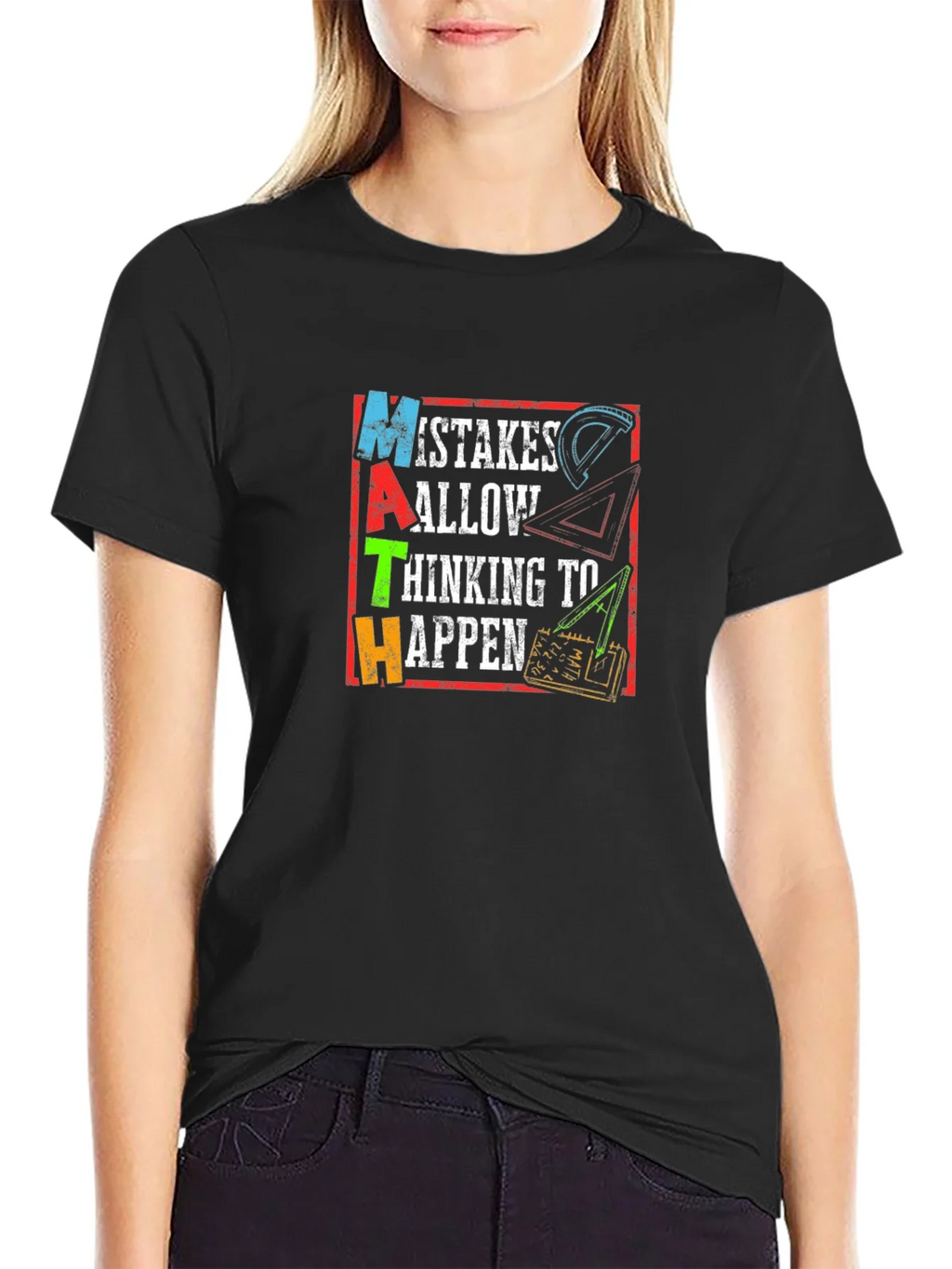 Math Mistakes T-Shirt - Thinking Happens! product image 2