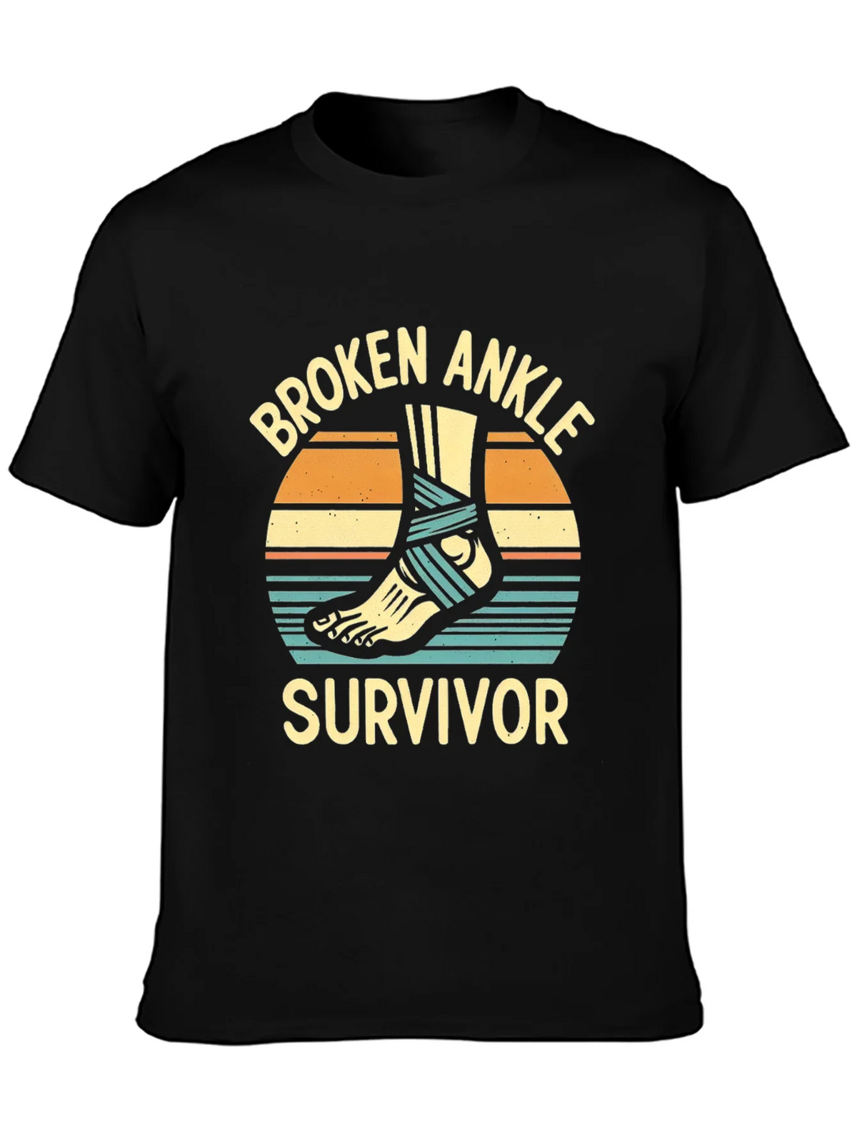 Broken Ankle Survivor Graphic T-Shirt product image 3