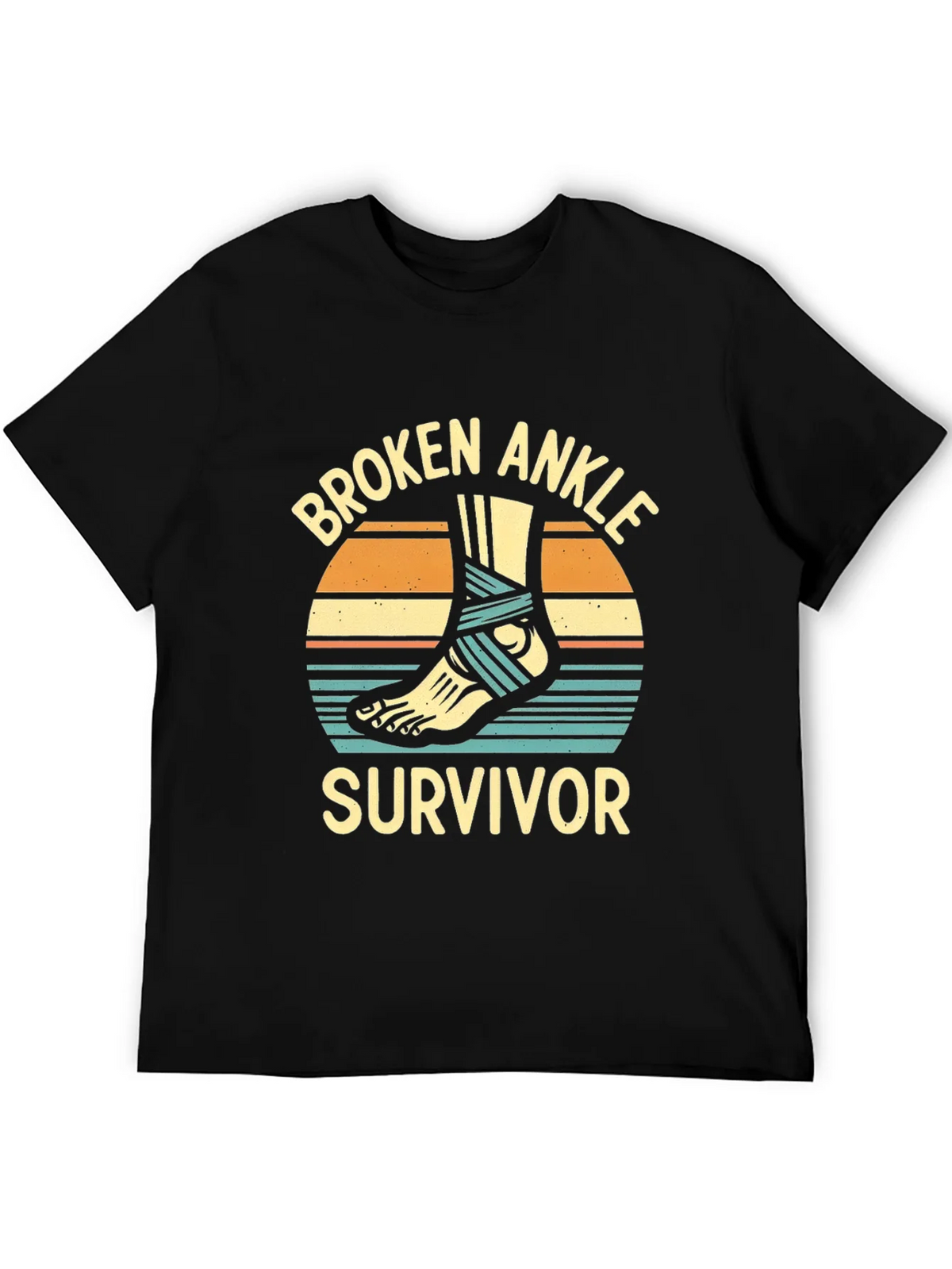 Broken Ankle Survivor Graphic T-Shirt product image 5