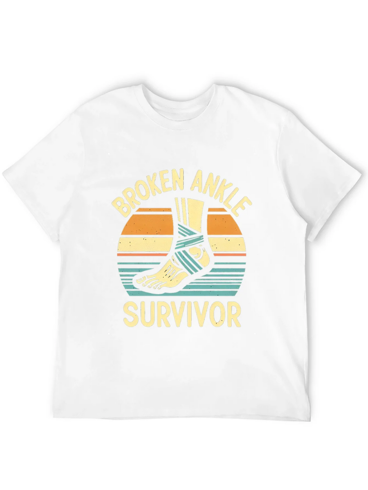 Broken Ankle Survivor Graphic T-Shirt product image 11