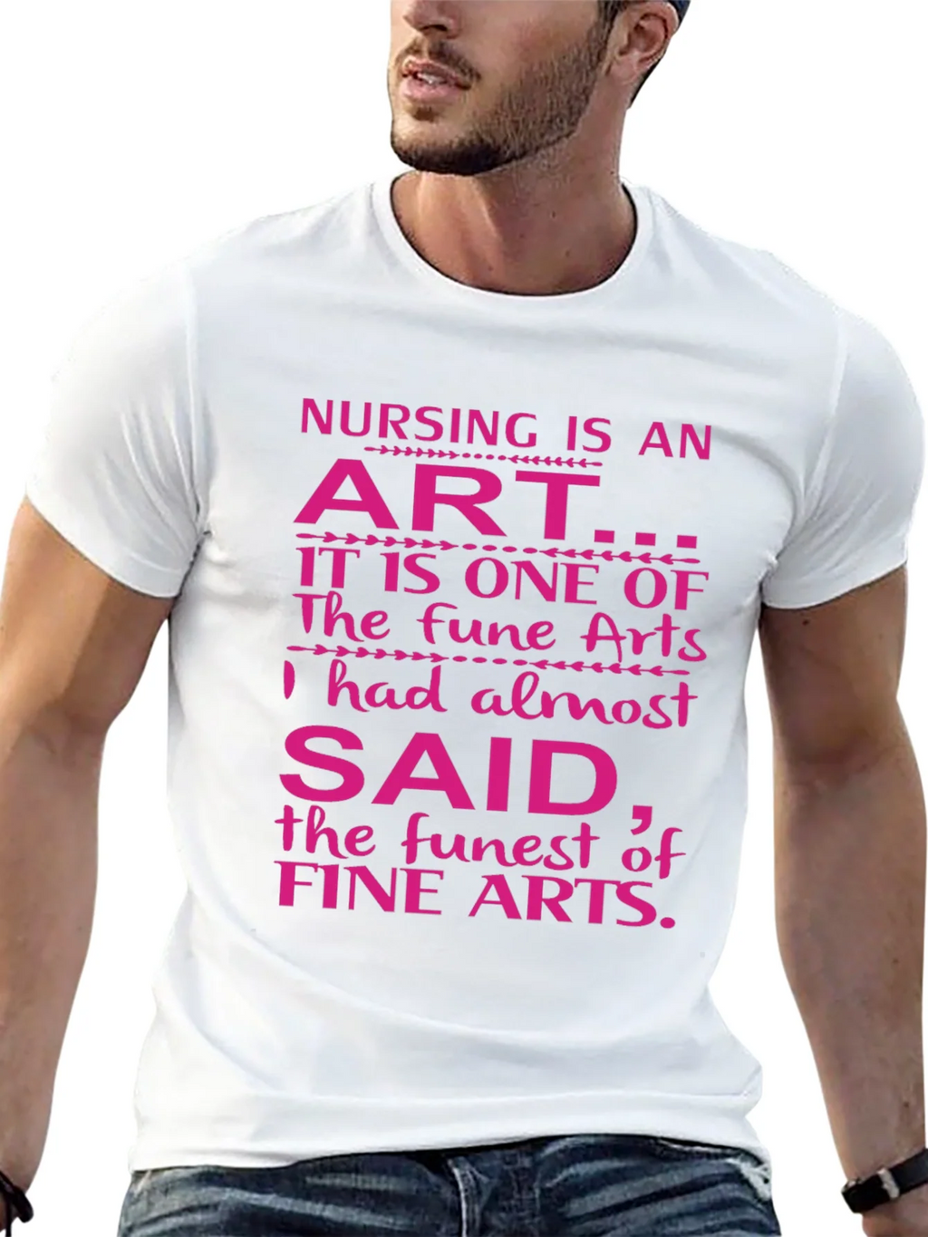 Nursing is an Art Graphic Tee product image 10