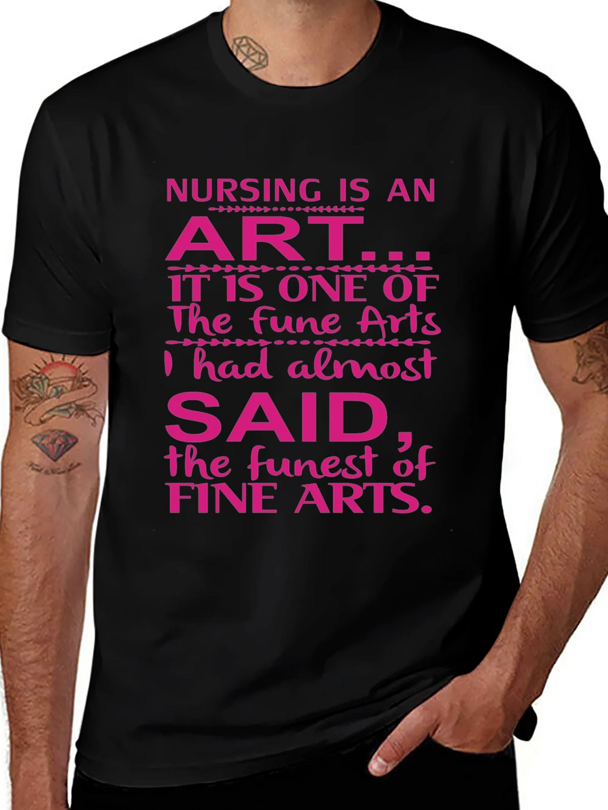 Nursing is an Art Graphic Tee product image 1