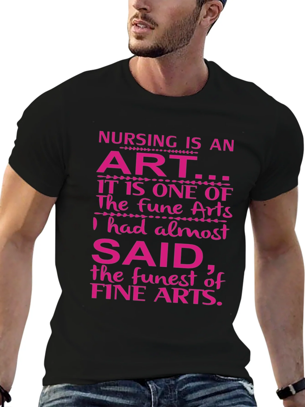 Nursing is an Art Graphic Tee product image 5