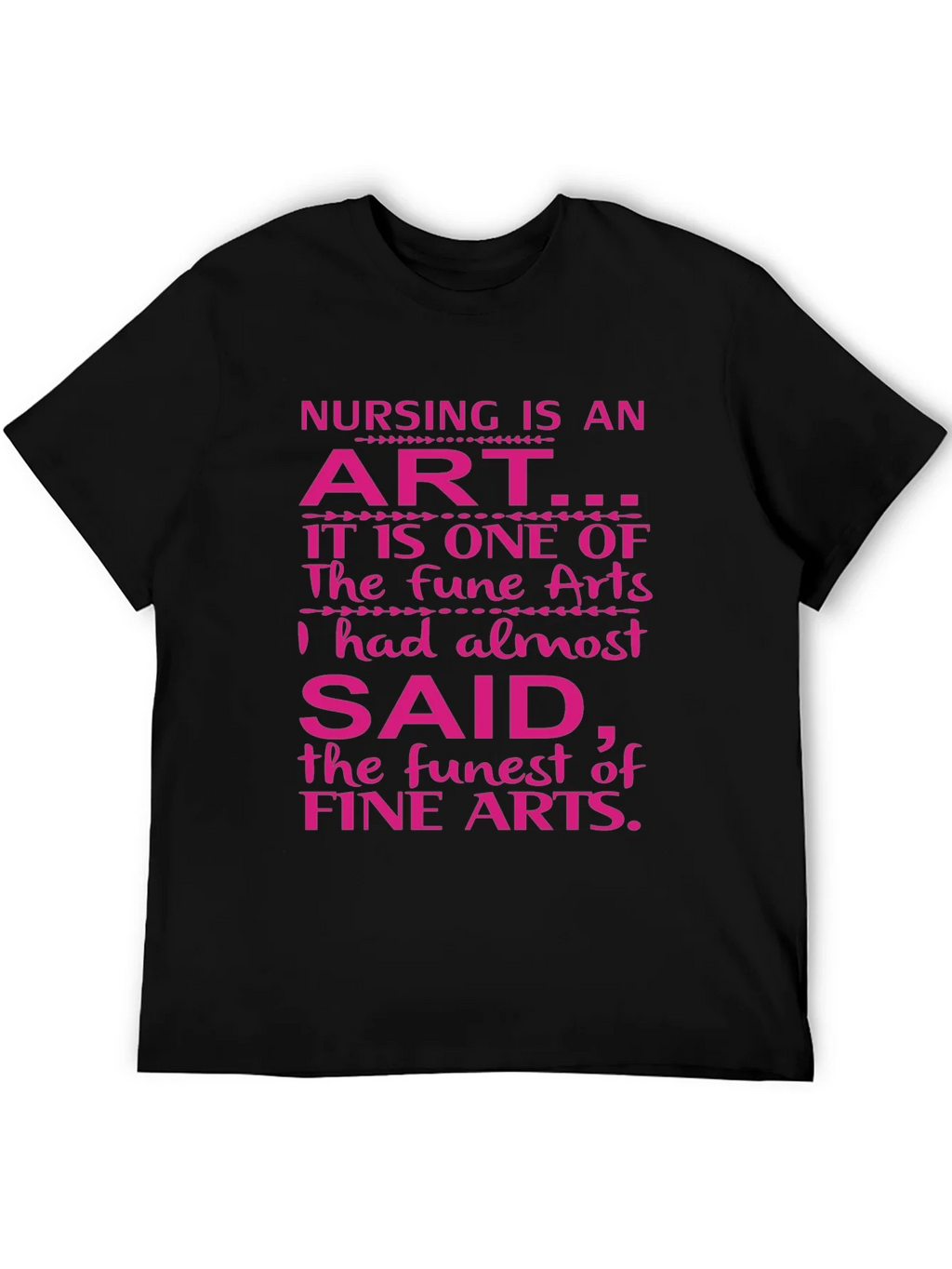 Nursing is an Art Graphic Tee product image 4