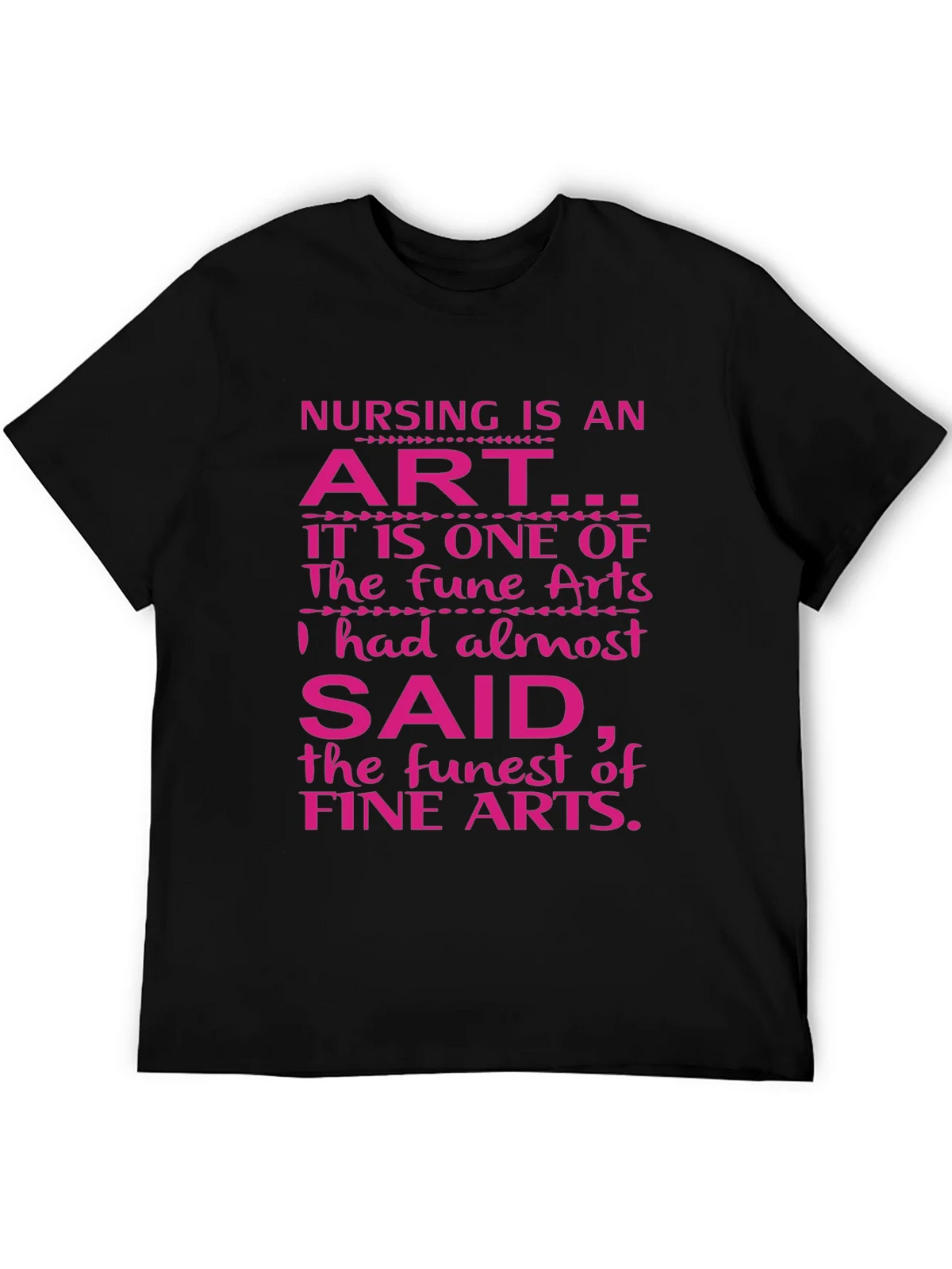 Nursing is an Art Graphic Tee product image 4