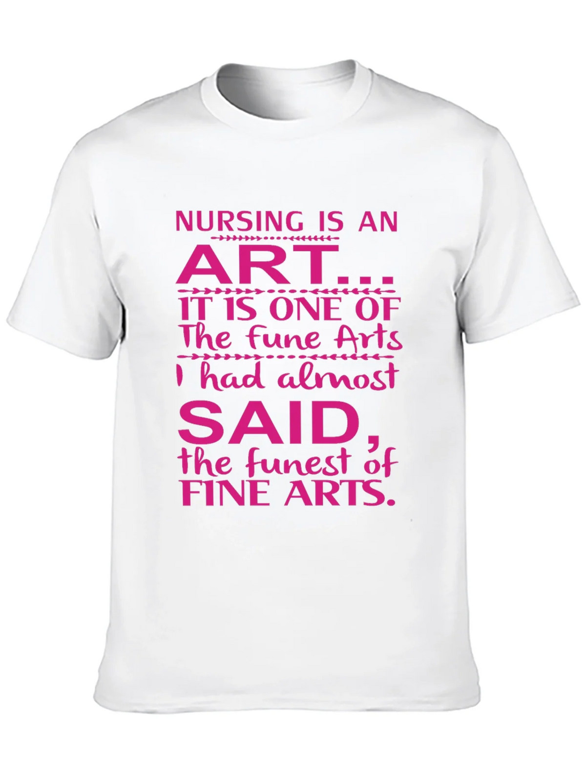 Nursing is an Art Graphic Tee product image 7
