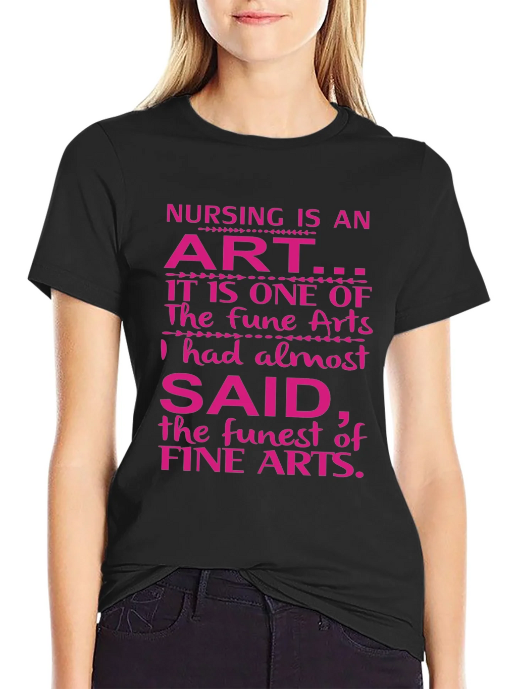 Nursing is an Art Graphic Tee product image 2