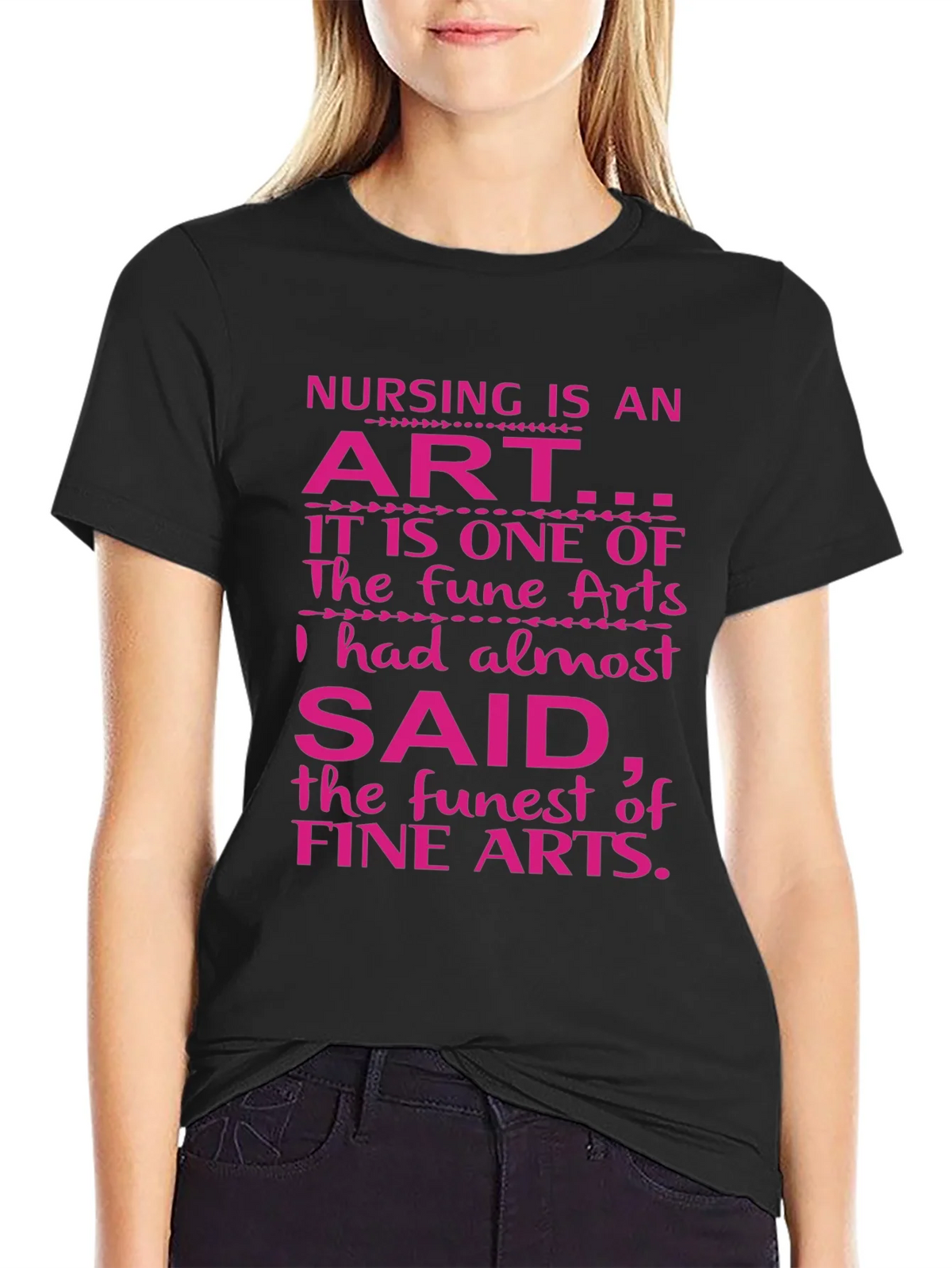 Nursing is an Art Graphic Tee product image 2