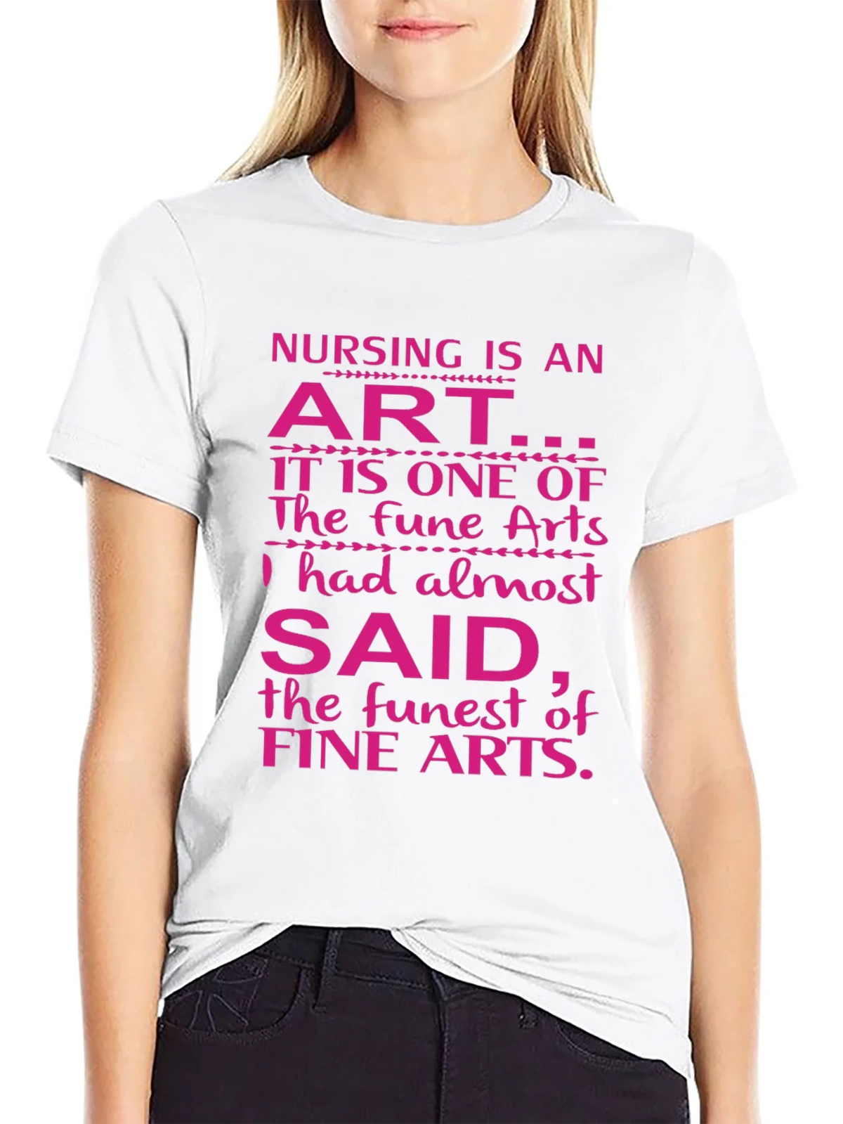 Nursing is an Art Graphic Tee product image 6