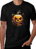 Halloween Pumpkin Graphic Tee - Spooky Season Style product image 1