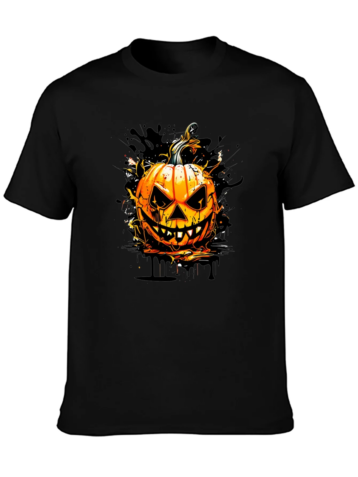 Halloween Pumpkin Graphic Tee - Spooky Season Style product image 3