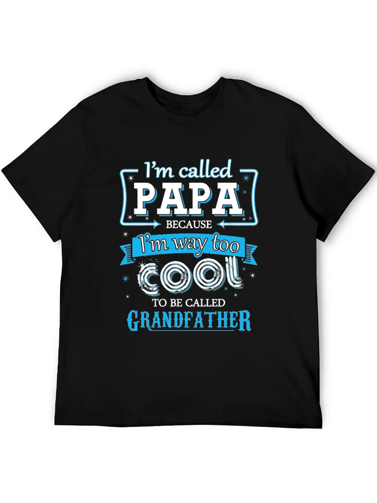 Papa Too Cool Grandfather T-Shirt product image 5