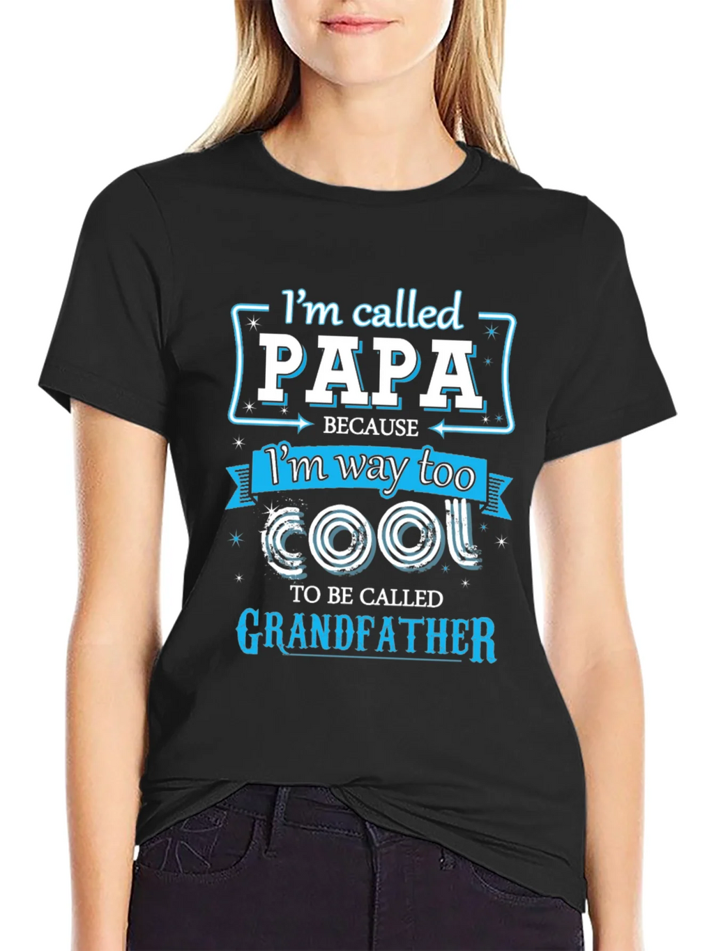 Papa Too Cool Grandfather T-Shirt product image 2