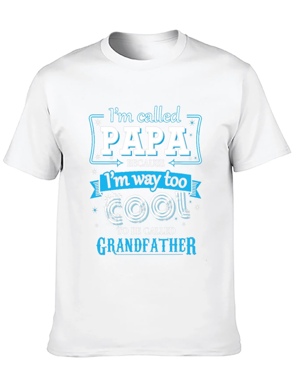 Papa Too Cool Grandfather T-Shirt product image 9