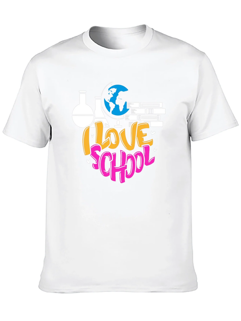 I Love School Graphic T-Shirt product image 9