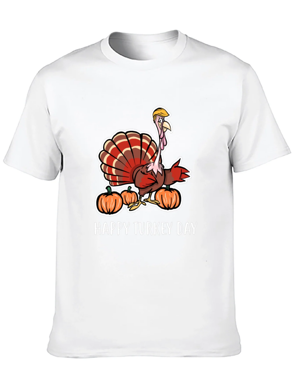 Funny Turkey Day Trump T-Shirt product image 9