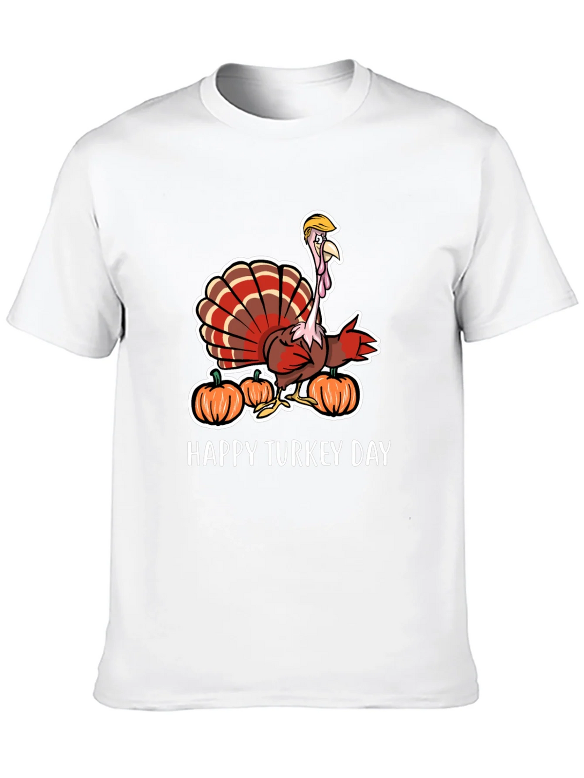 Funny Turkey Day Trump T-Shirt product image 9