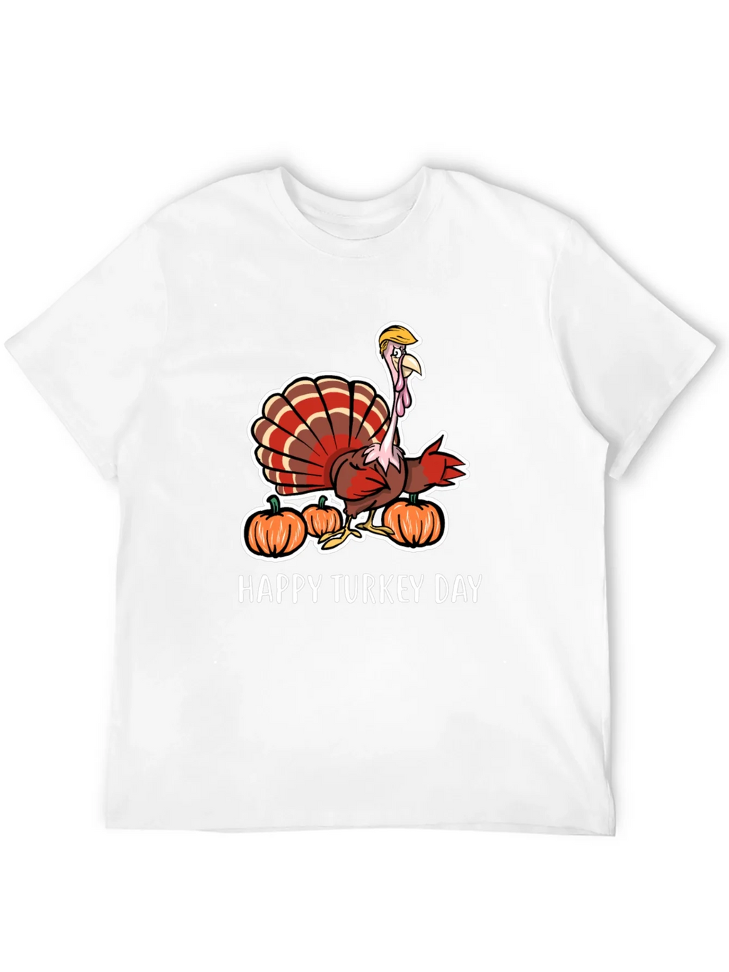 Funny Turkey Day Trump T-Shirt product image 11