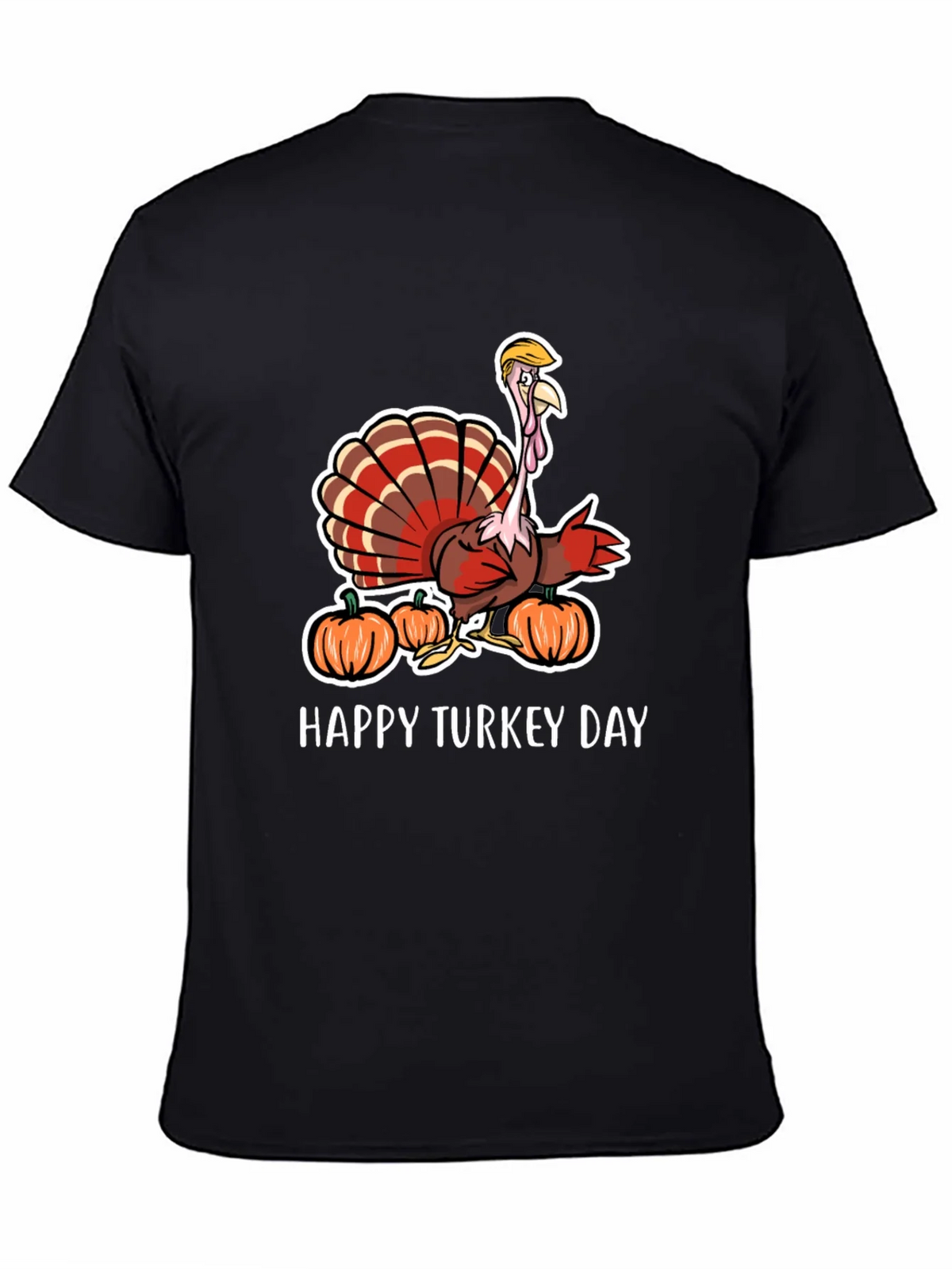 Funny Turkey Day Trump T-Shirt product image 4