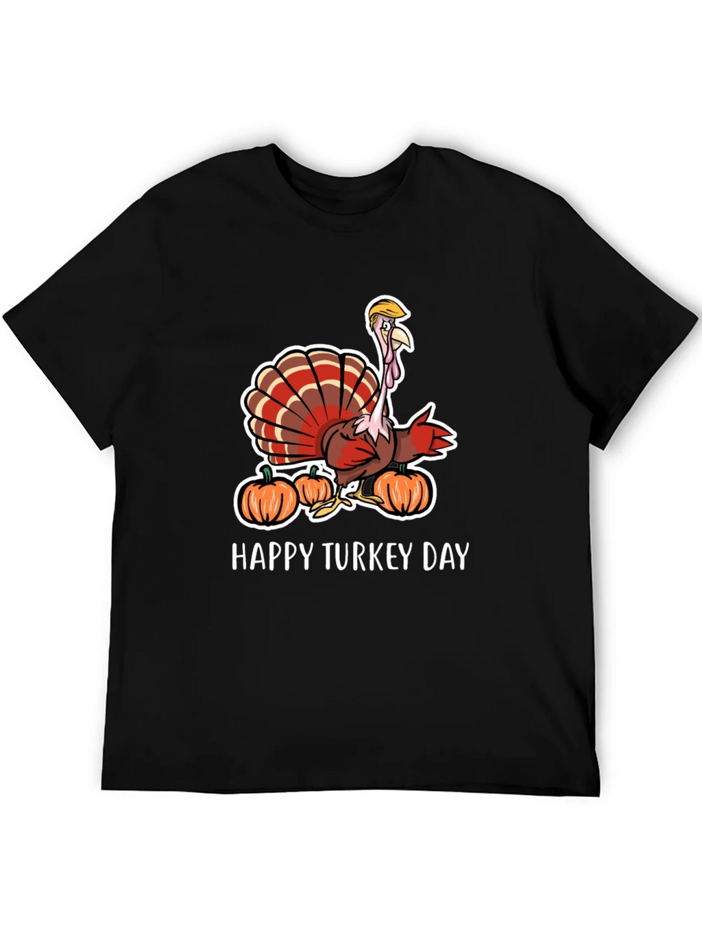 Funny Turkey Day Trump T-Shirt product image 5