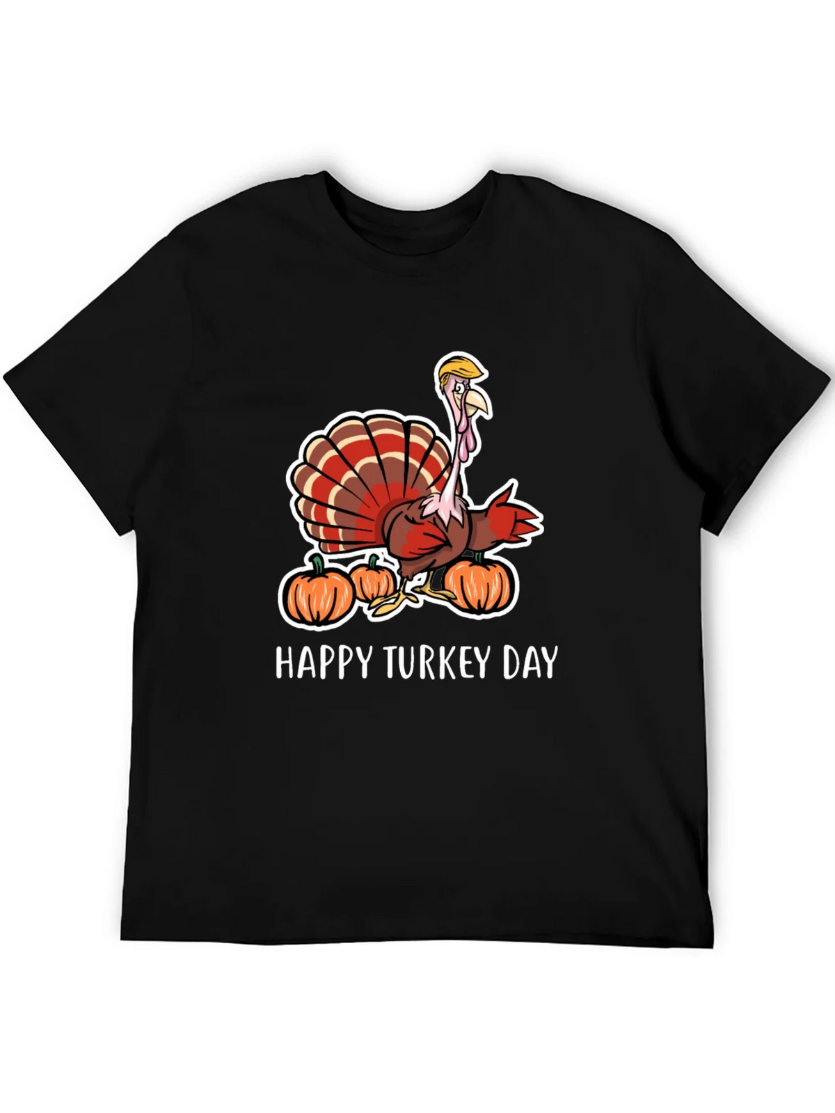 Funny Turkey Day Trump T-Shirt product image 5