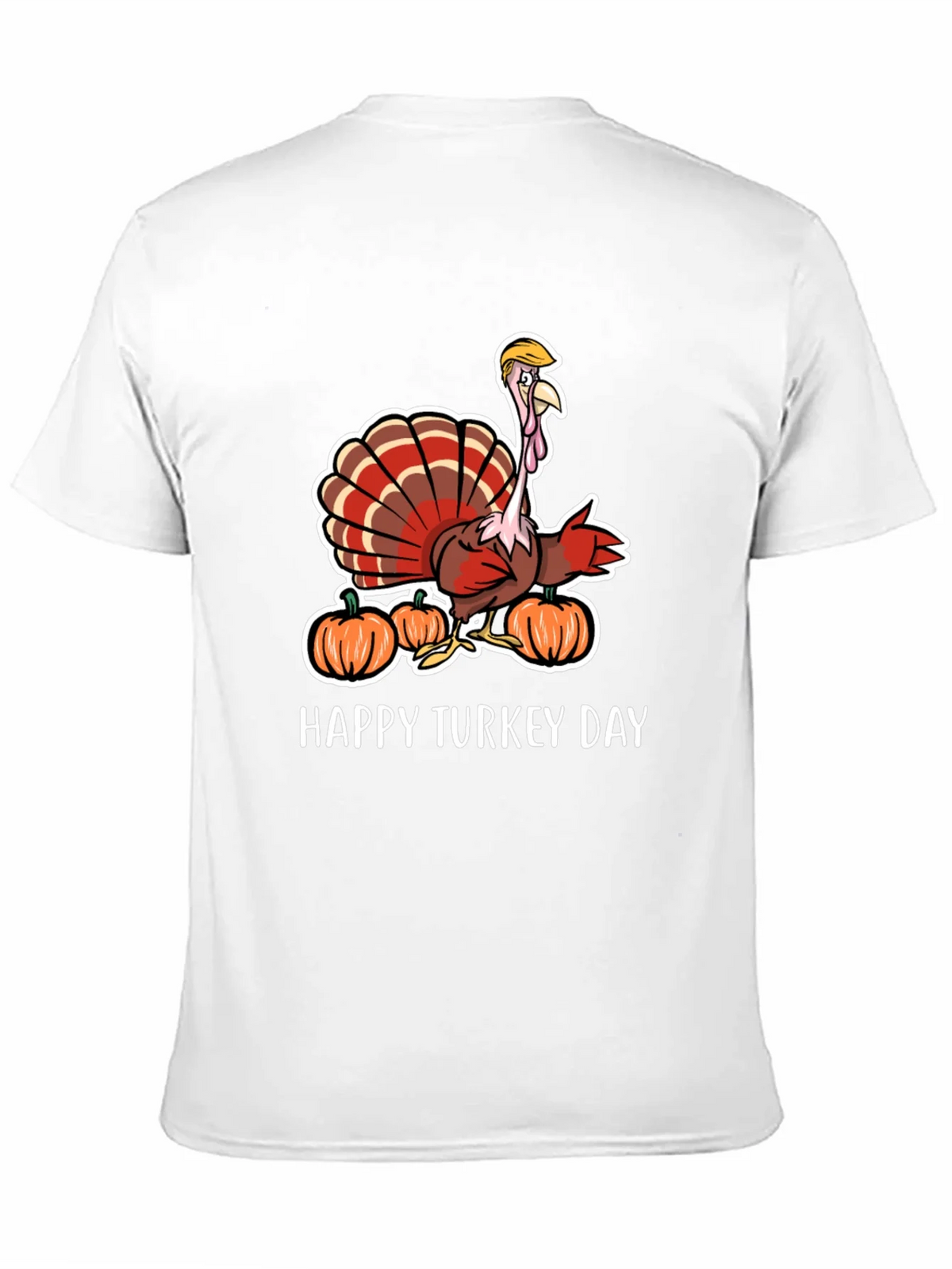 Funny Turkey Day Trump T-Shirt product image 10
