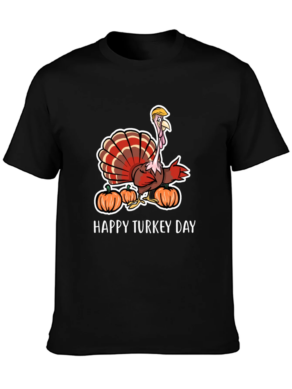 Funny Turkey Day Trump T-Shirt product image 3