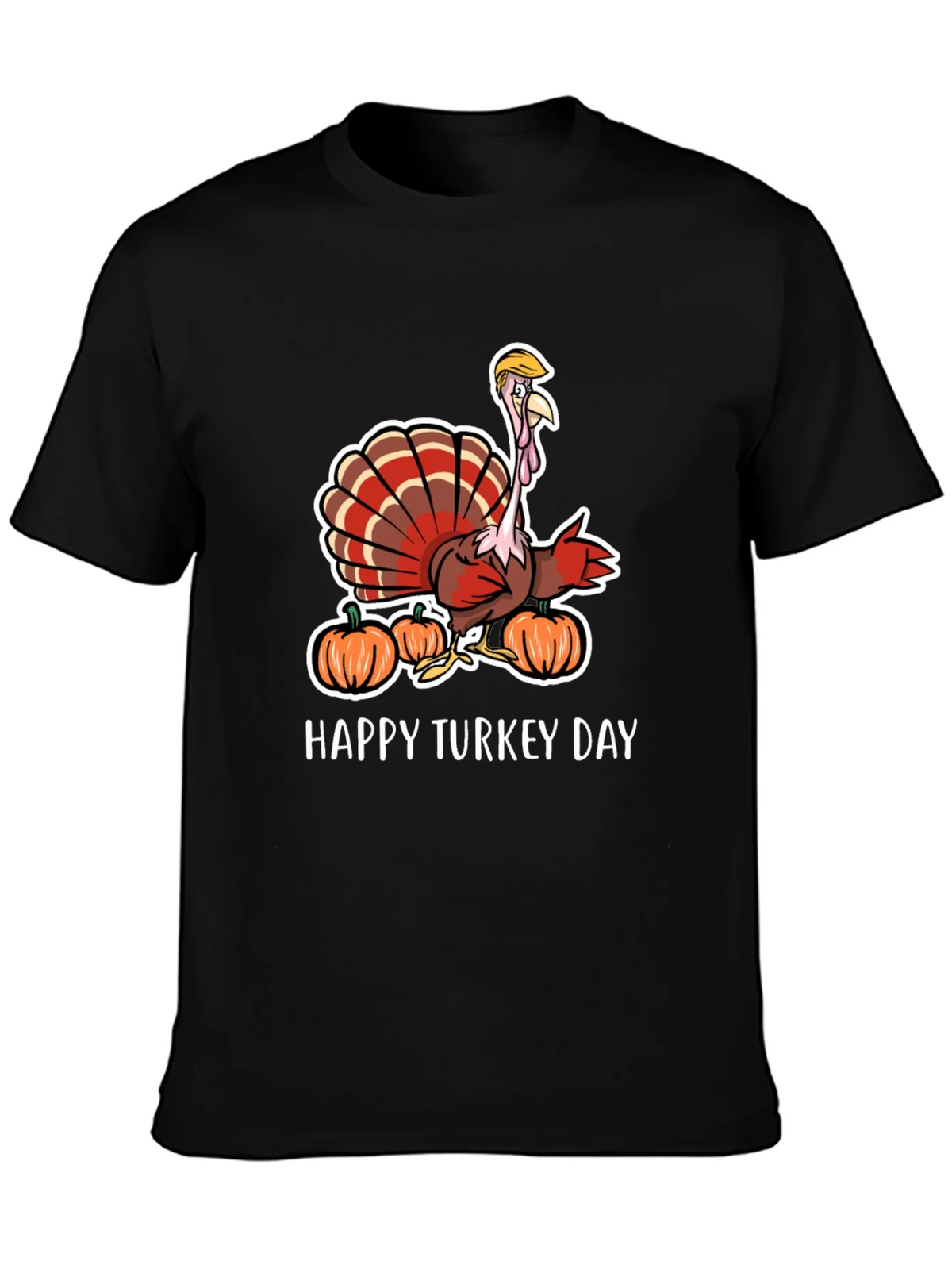 Funny Turkey Day Trump T-Shirt product image 3