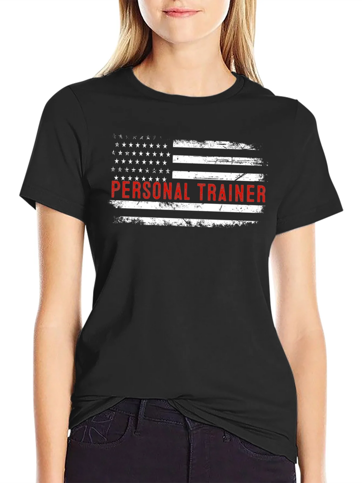 Patriotic Personal Trainer Graphic T-Shirt product image 2