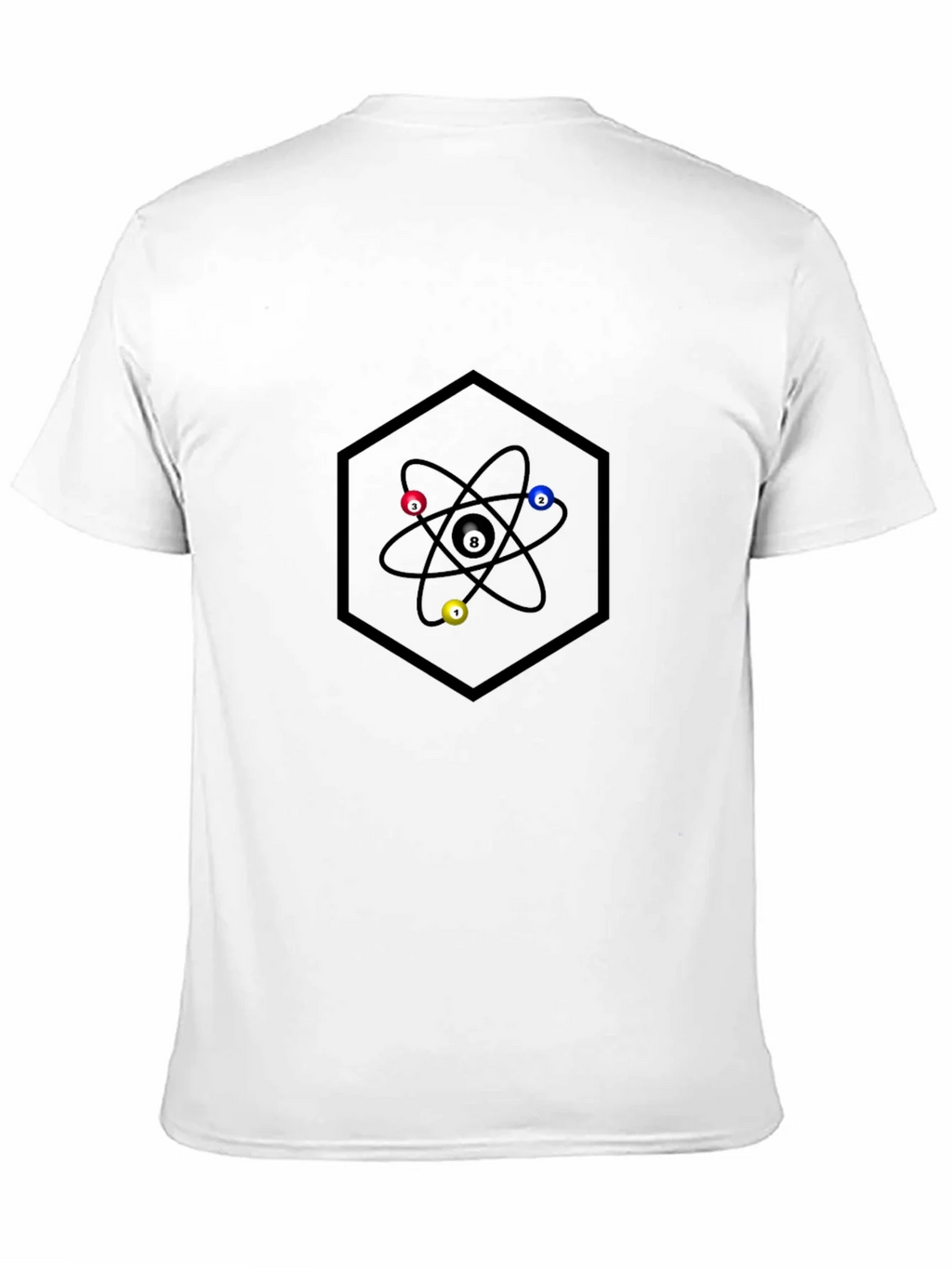 Atom Pool Ball Graphic T-Shirt product image 7