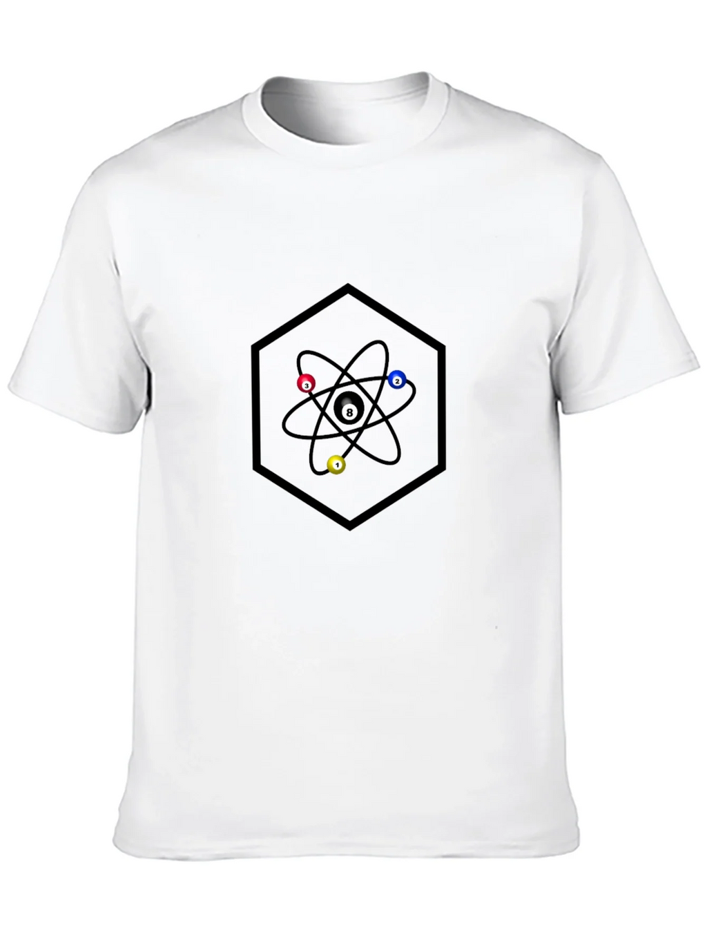 Atom Pool Ball Graphic T-Shirt product image 6