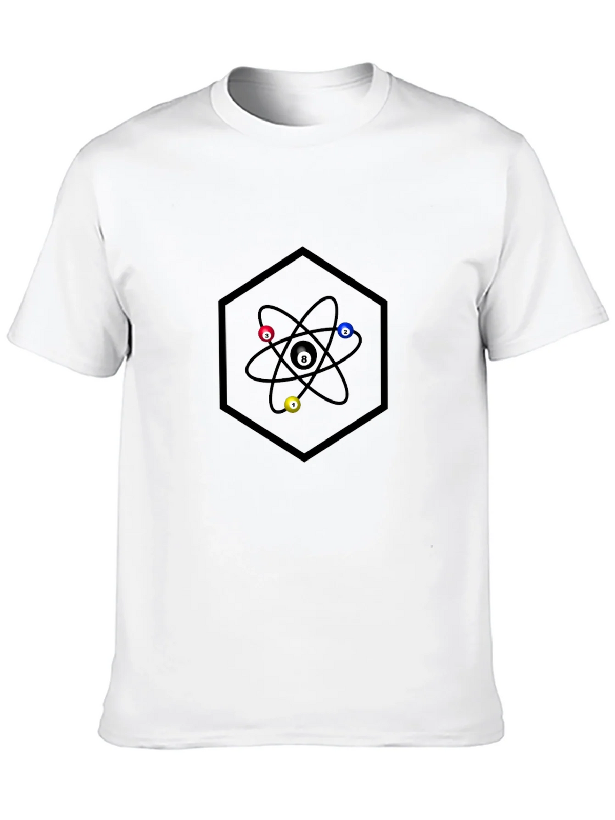 Atom Pool Ball Graphic T-Shirt product image 6